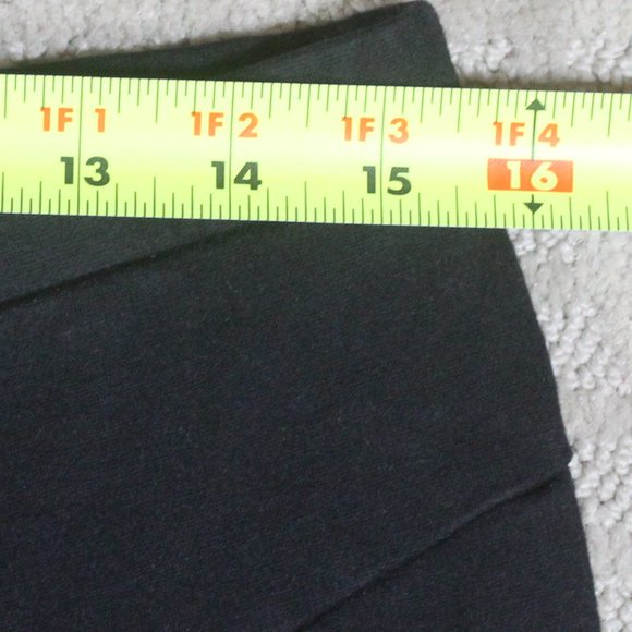 Grace Elements Size L Black Mid Rise Slim Leg Pull On Stretch Trousers - Picture 5 of 7